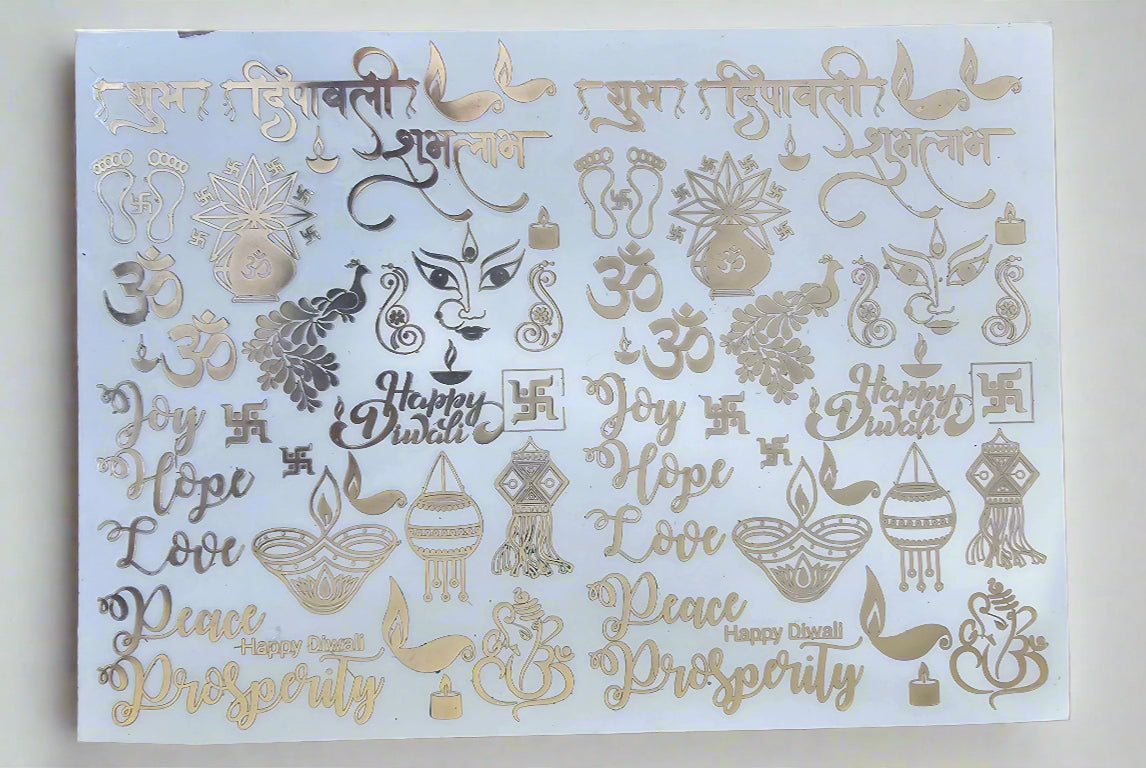 Diwali Metalic Sheet