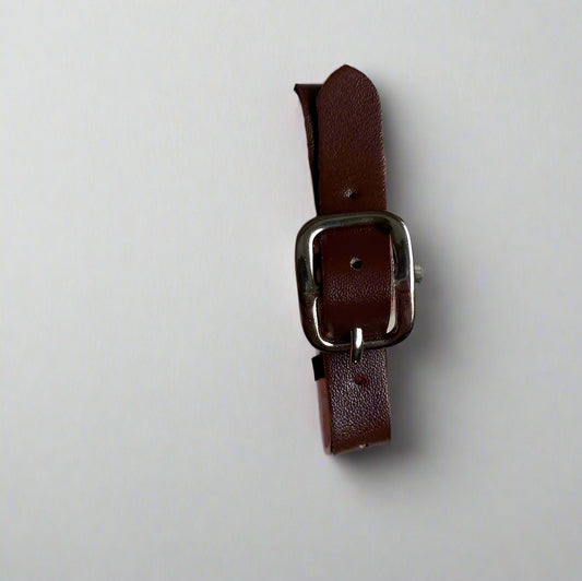 Leather Luggage Tag Belts