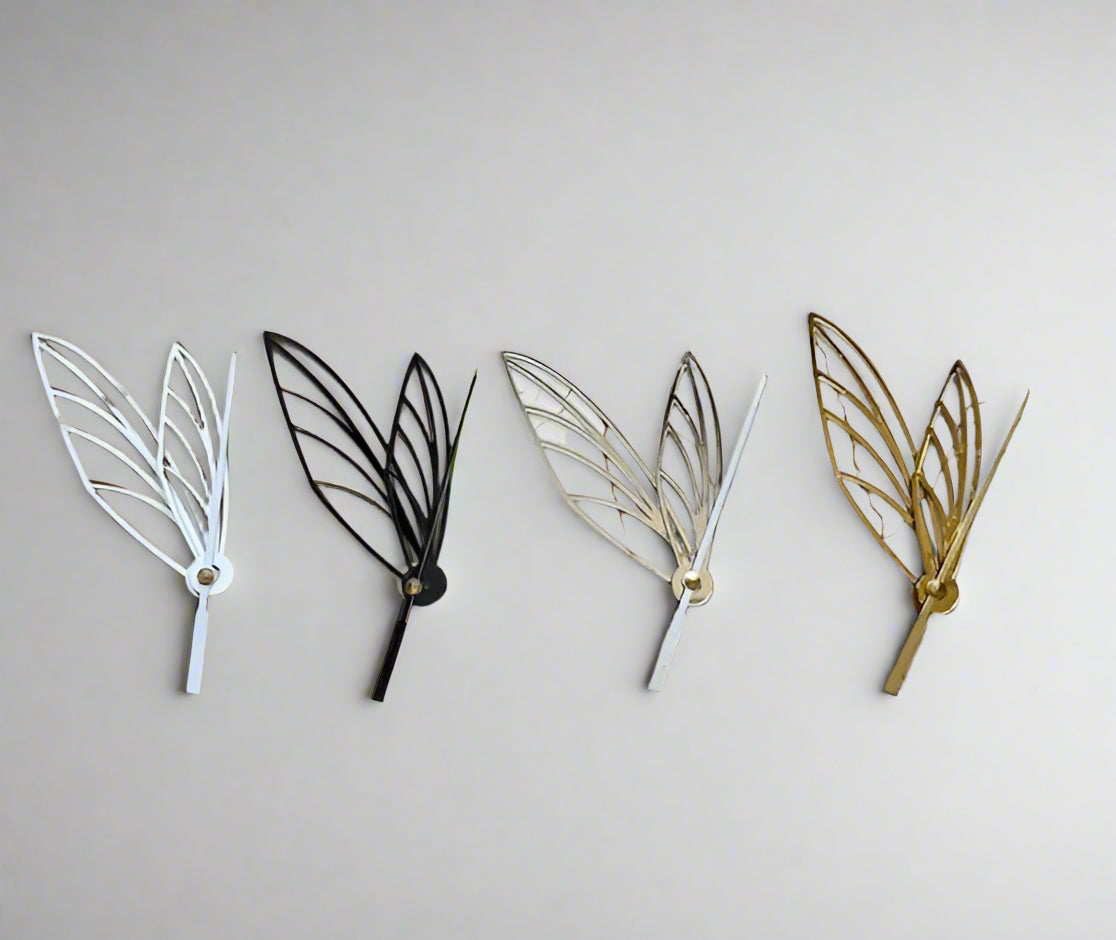 Butterfly Acrylic Clock hands (Golden)