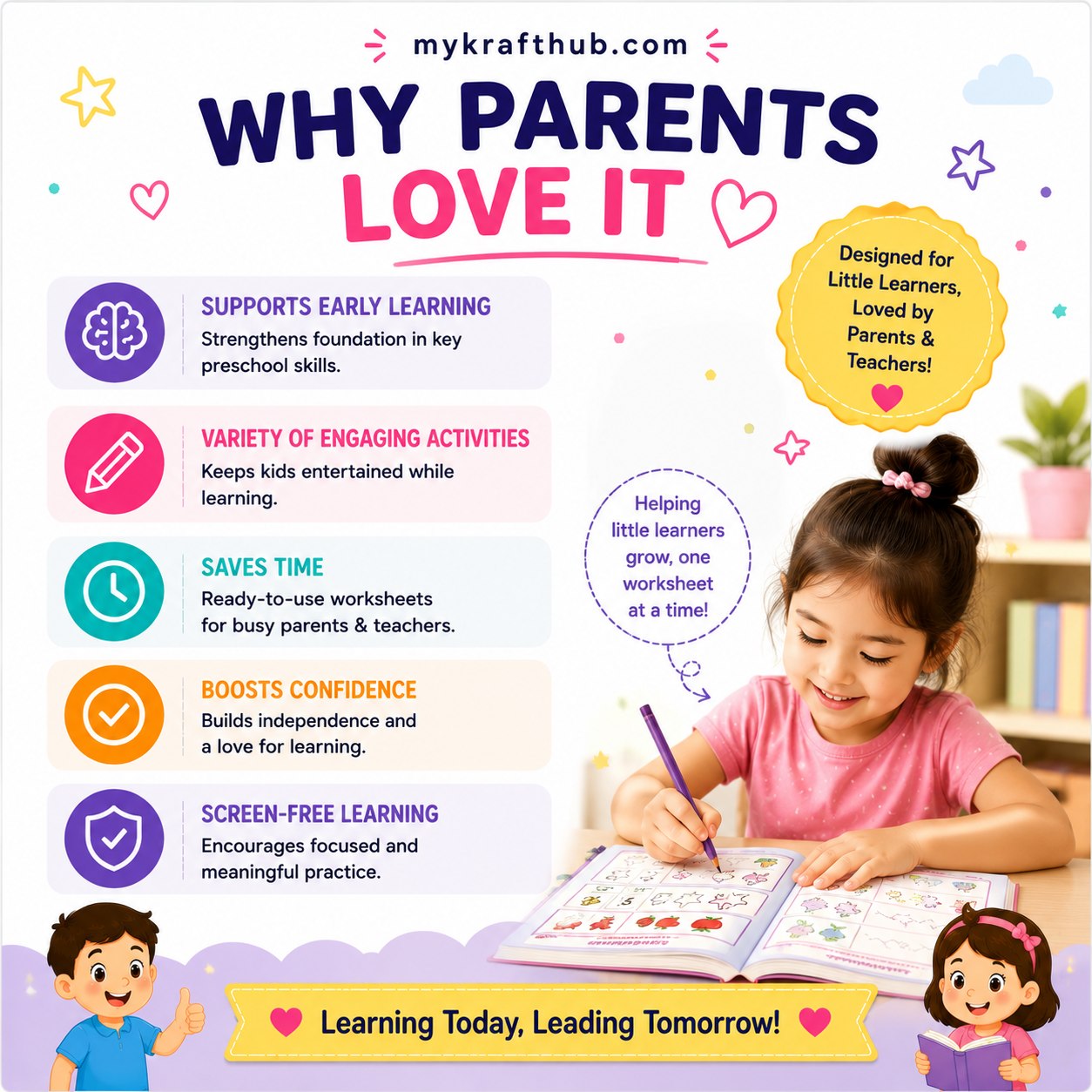 Preschool Worksheet Bundle
