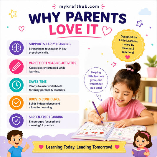 Preschool Worksheet Bundle Life Time