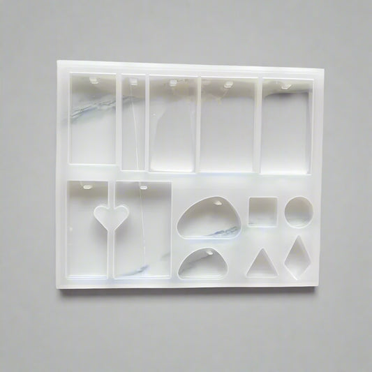 Rectangle keychain Pendant & Jewellery Mould