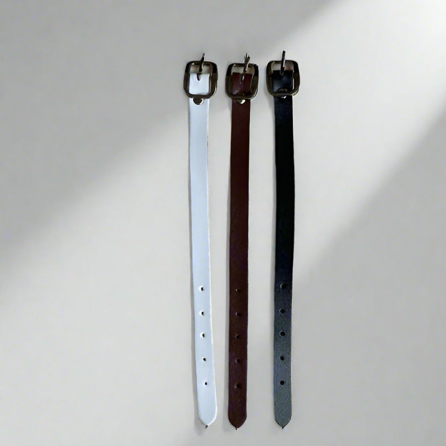 Leather Luggage Tag Belts
