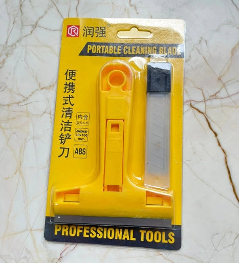 Professional Resin Floor Scrapper with extra blades