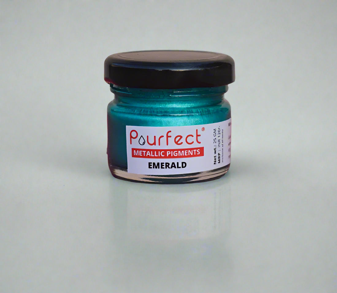 Pourfect Emerald (Metallic pigment paste) - 25gm