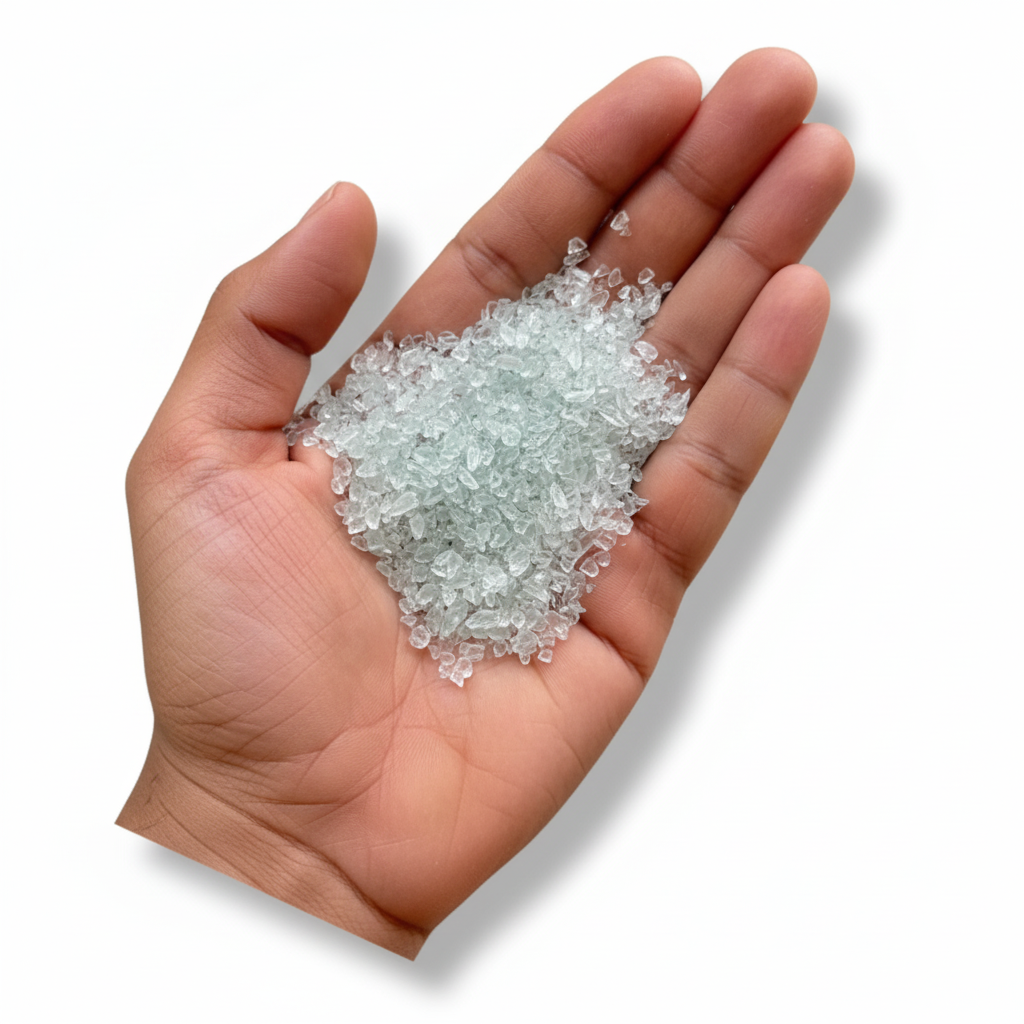 1-3mm Clear druzy Crystals