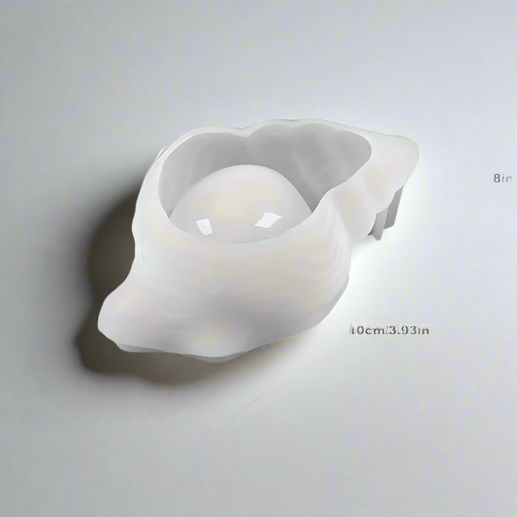 Conch Shell Silicone Mold for Flowerpot, Candle Jar, Jewelry Tray, and Home Decor