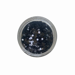 Black Glitter Chunks