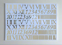 Clock Number Metalic sheet