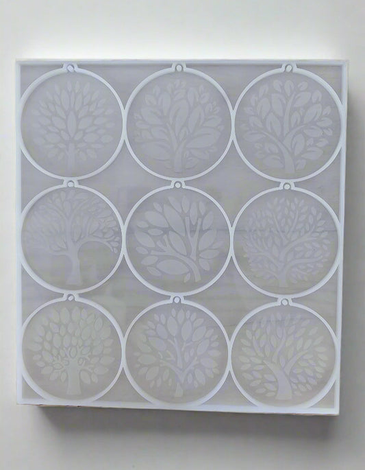 Round Tree design Keychain (9 in 1)