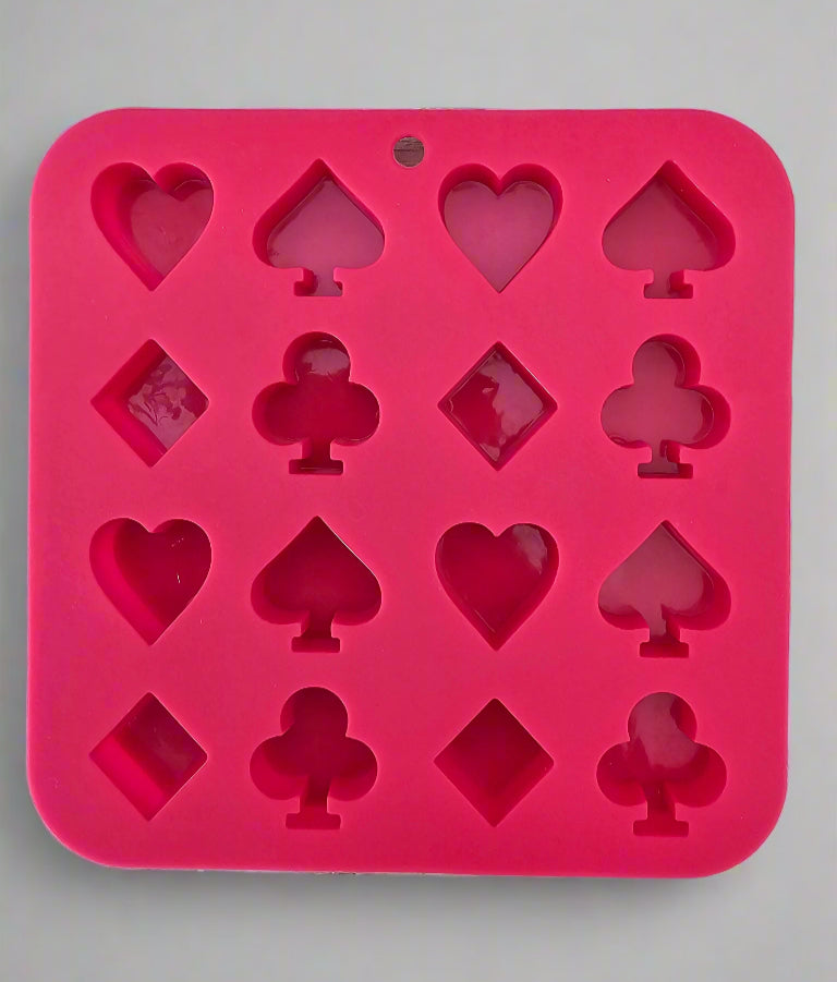 Playing Card Shape Keychain Mold