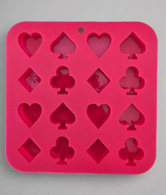 Playing Card Shape Keychain Mold