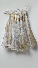 Long Bookmark Tassels (Golden and Silver Mix)