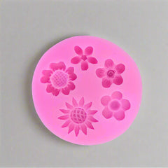 Flower Mold (5 in 1) for candle/Resin