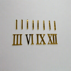 4 Roman Numbers with 8 Sticks acrylic number for clock