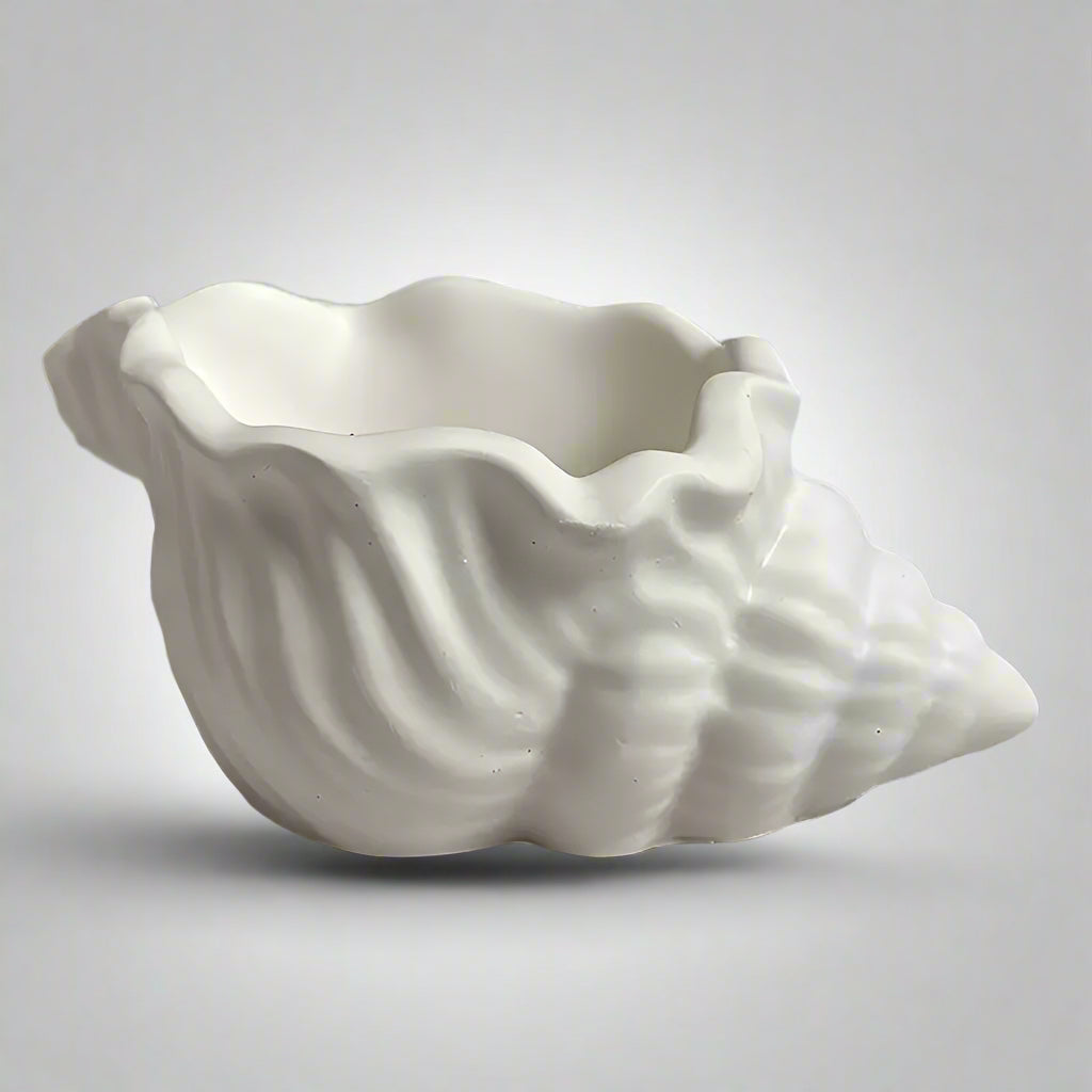 Conch Shell Silicone Mold for Flowerpot, Candle Jar, Jewelry Tray, and Home Decor