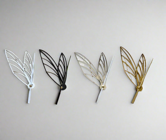 Butterfly Acrylic Clock hands (Golden)