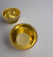 Plastic Bowls/ Katori - Gold
