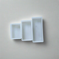 3 pc Rectangle Cube Mould Set