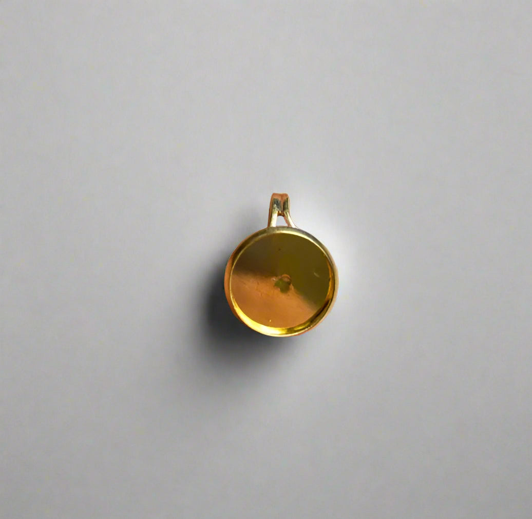 Gold Round Ring Bezel