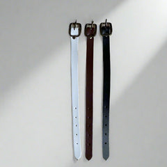 Leather Luggage Tag Belts