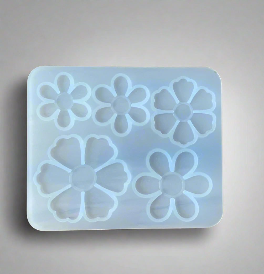 5 pcs flower mould