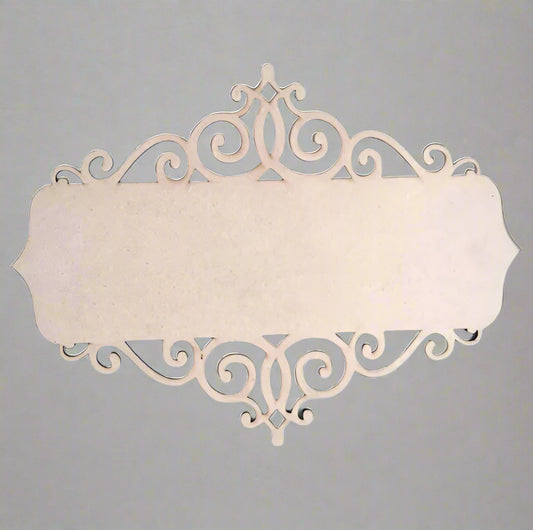 Designer MDF name plate base