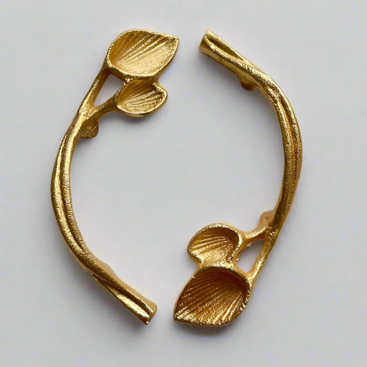 Metal tray handles - Flower
