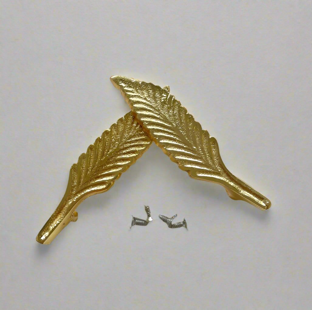 Leaf Metal tray handles