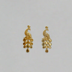 Metal peacock charm