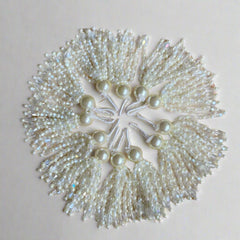 Pearl With Diamond Tassels
