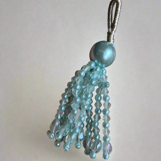 Pearl With Diamond Tassels