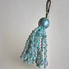 Pearl With Diamond Tassels