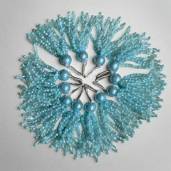 Pearl With Diamond Tassels