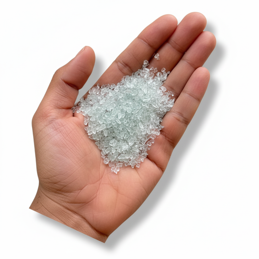 1-3mm Clear druzy Crystals