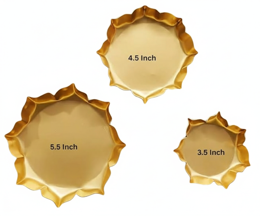 Lotus Metal Urli for candle