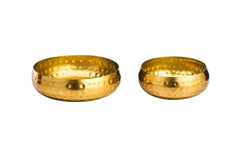 Round Plain Metal Urli