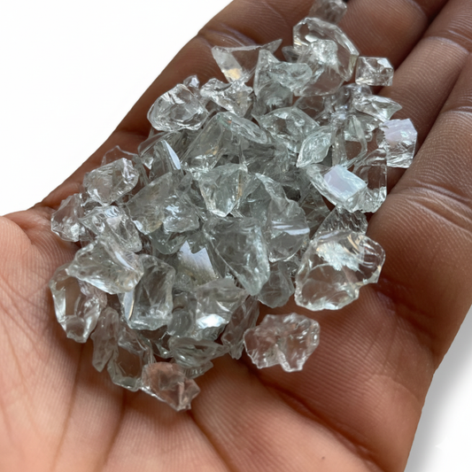 6-9 mm Clear Druzy Crystals